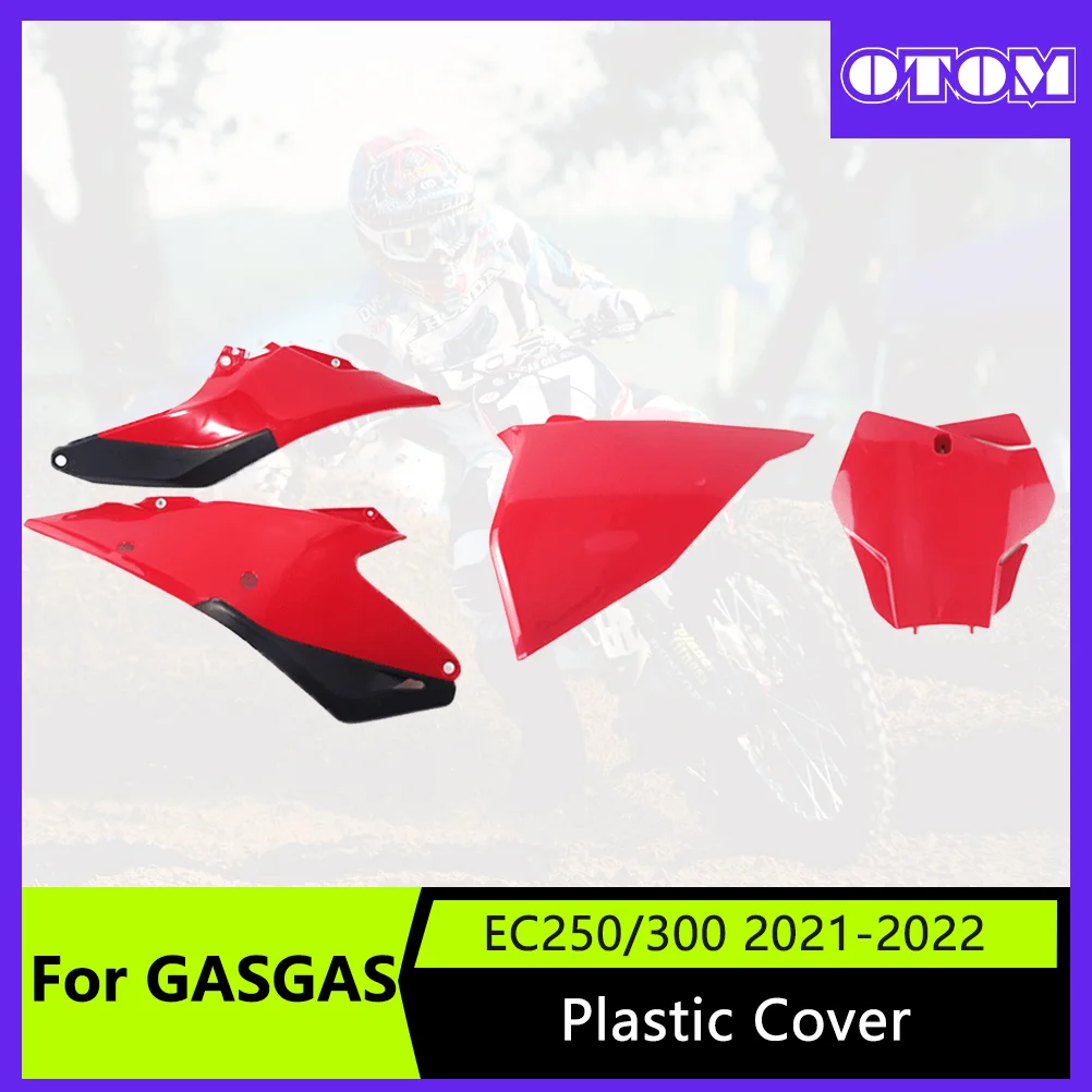 OTOM Motorcycle Front Number Plate Rear Panel Air Box Plastic Cover Fender Fairing Body Guard For GASGAS ECF EXF MCF 250 350 450