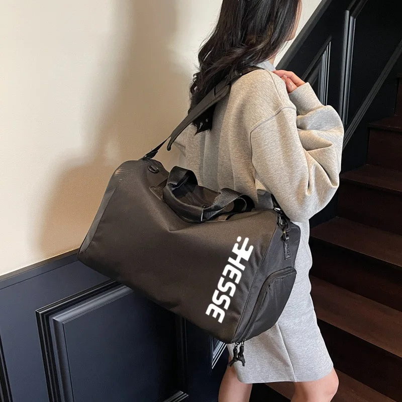 

1 шт., сумка для коротких поездок, большая вместительная дорожная ручная сумка для багажа, сумка для сухого и влажного разделения, спортивная сумка для спортзала, велоспорта и путешествий