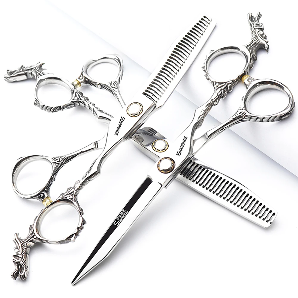 6 inch flat tooth clippers, professional hair clippers, hair salon clippers, thinning clippers, complete set of tools