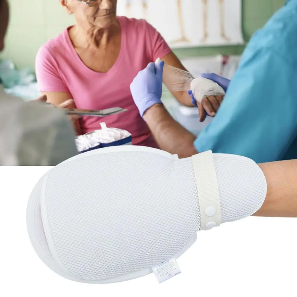 

Elderly Anti-scratch Fixed Restraint Belt Control Gloves Prevent From Lying Bed Patients Unconscious Self Harm Nursing Glove New