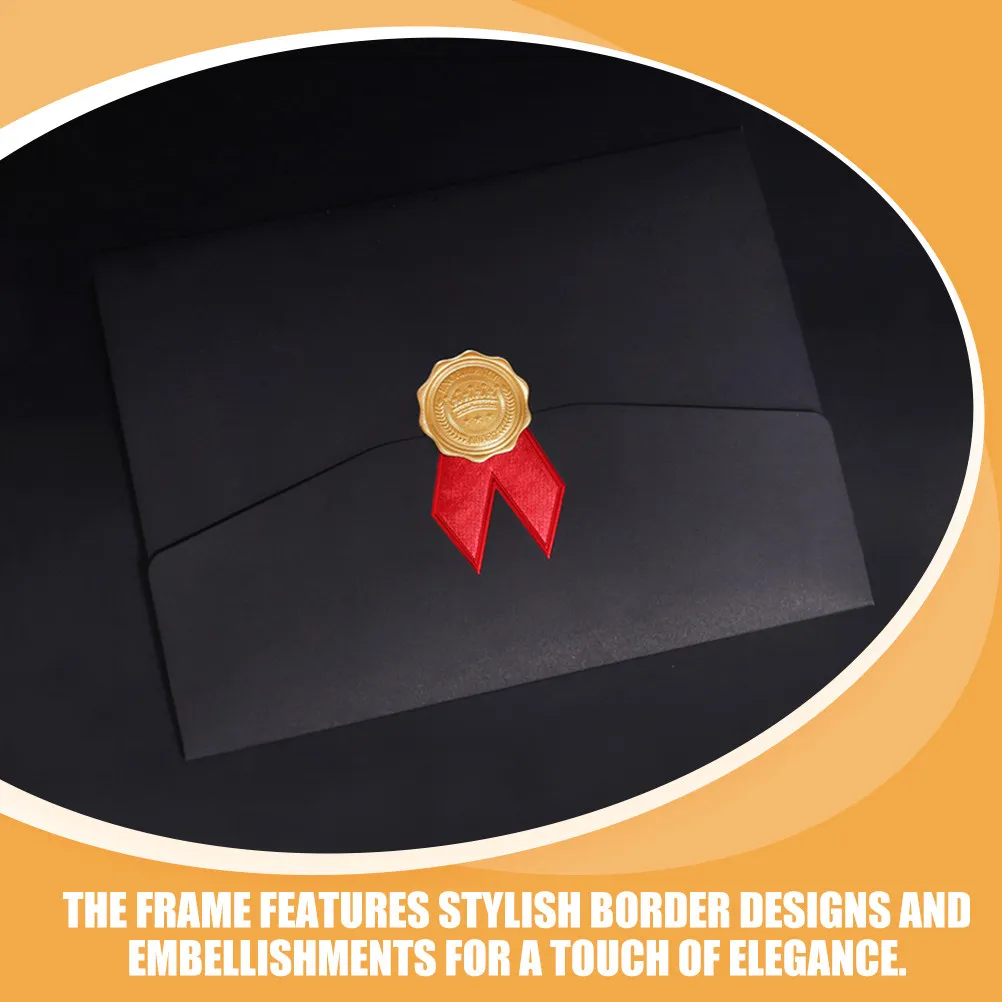 

3Pcs Paperboard Certificate Holders Elegant Diploma Covers Protective Document Folder for Awards Diplomas Photos