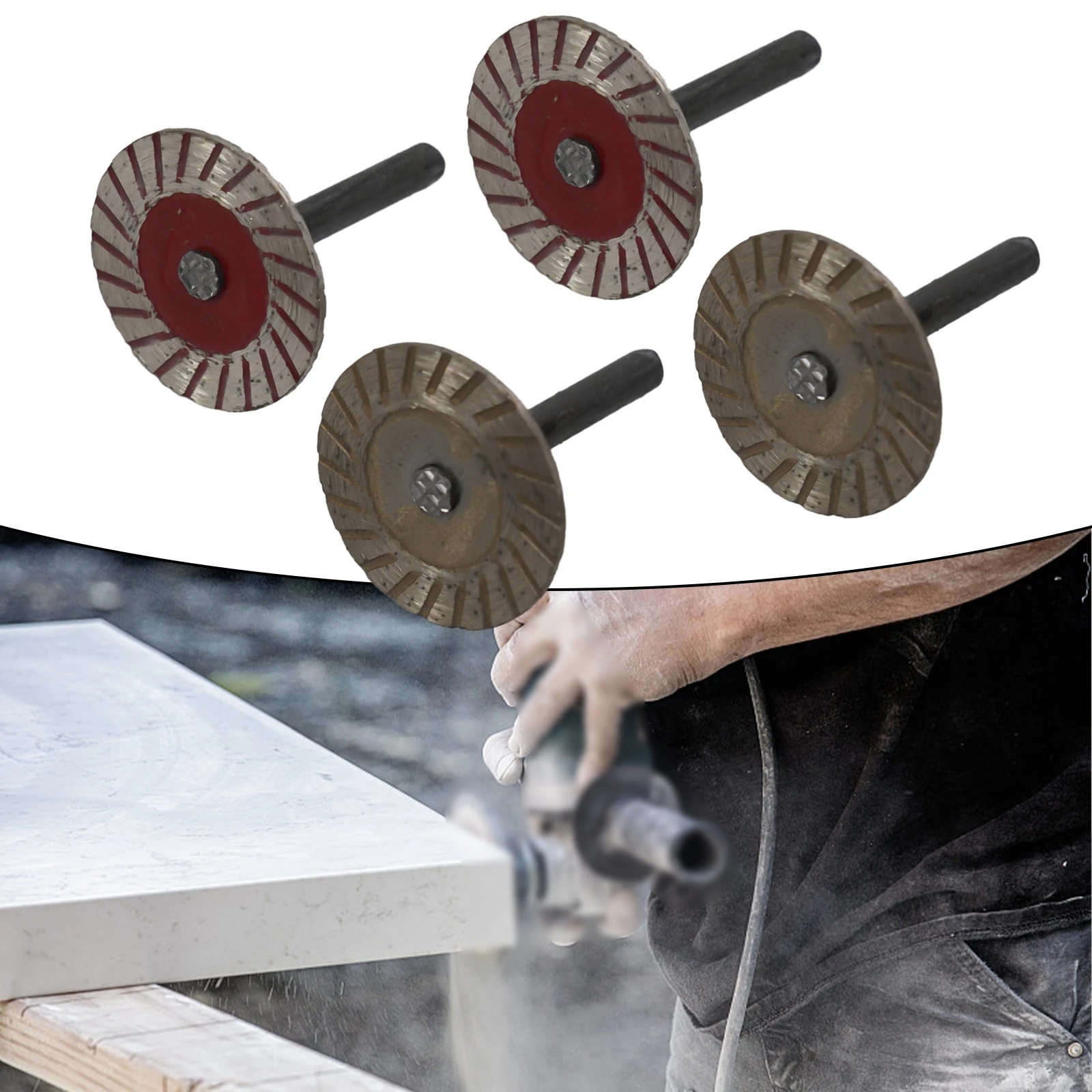 

Professional Use Cutting Discs Marble Cutting Metal Cutting Stone Cutting Wood Cutting 40mm Diameter 6mm Shank