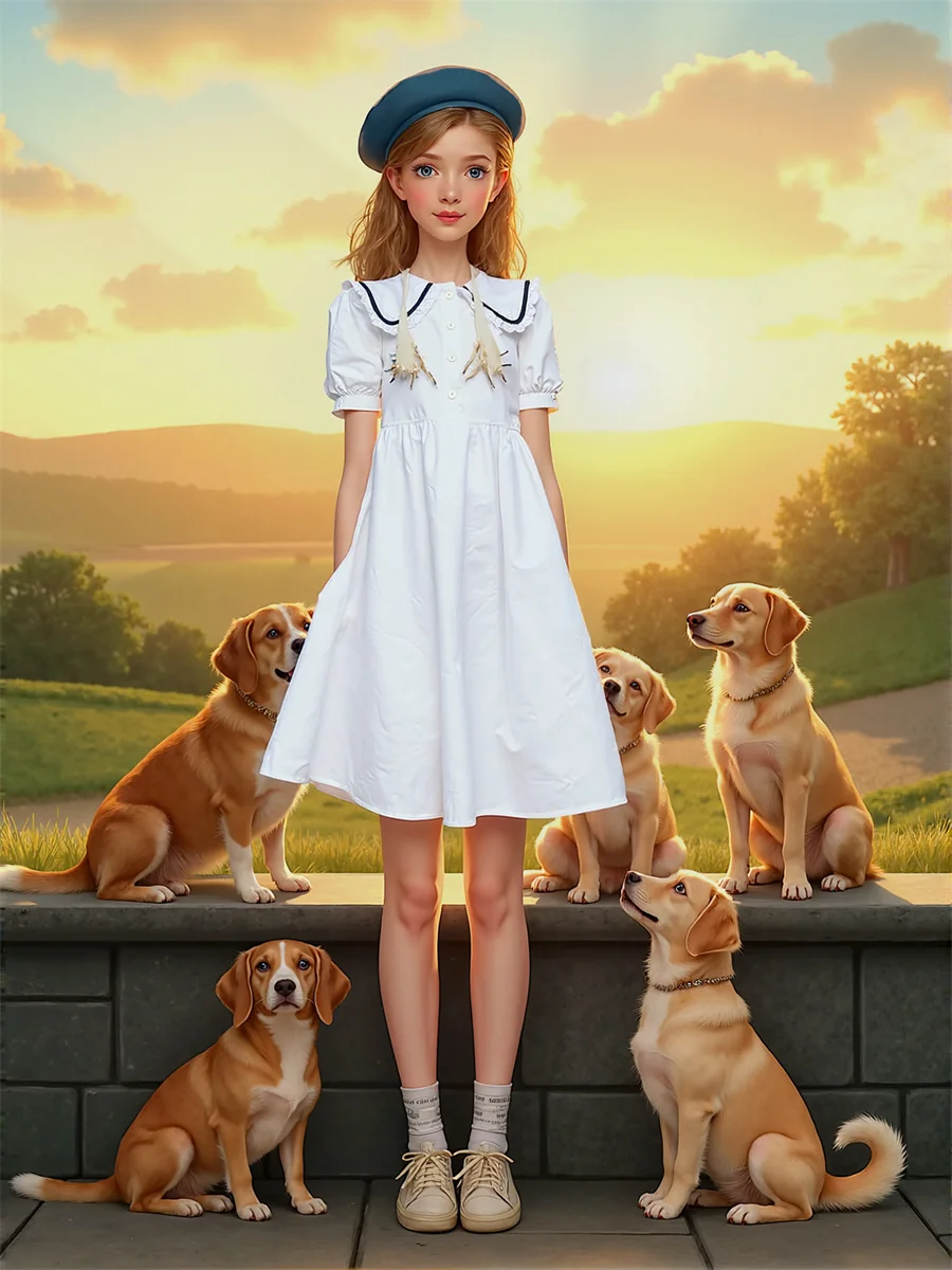 Women'S Dress Summer Clothes Sky Blue Sweet Side-Slit High-Slit Splited Splitting Cut-Out Cutout Hollow-Out Holes See-Through