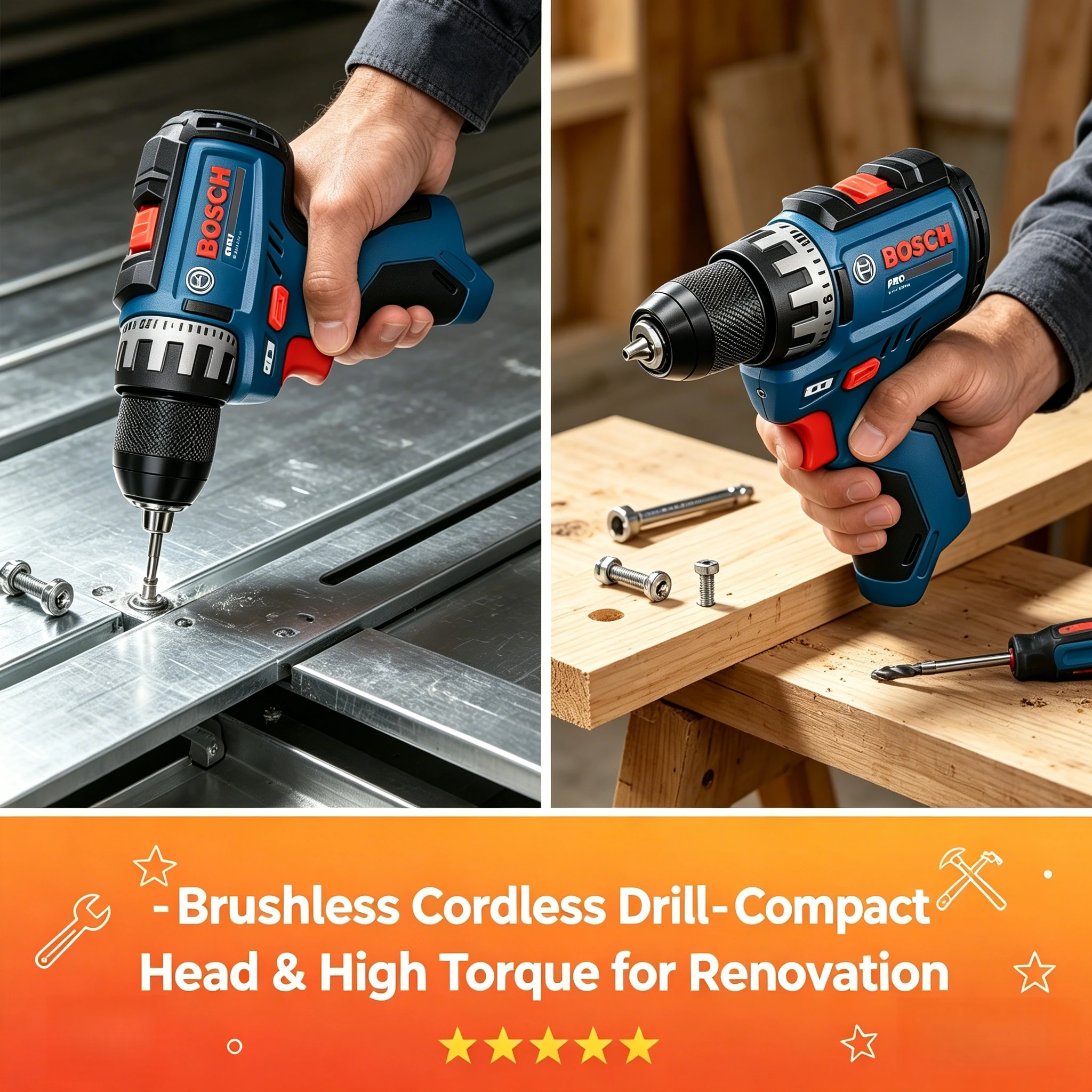 Power Tools Professional - BOSCH GSR12V-31 Professional 2'si 1 Arada