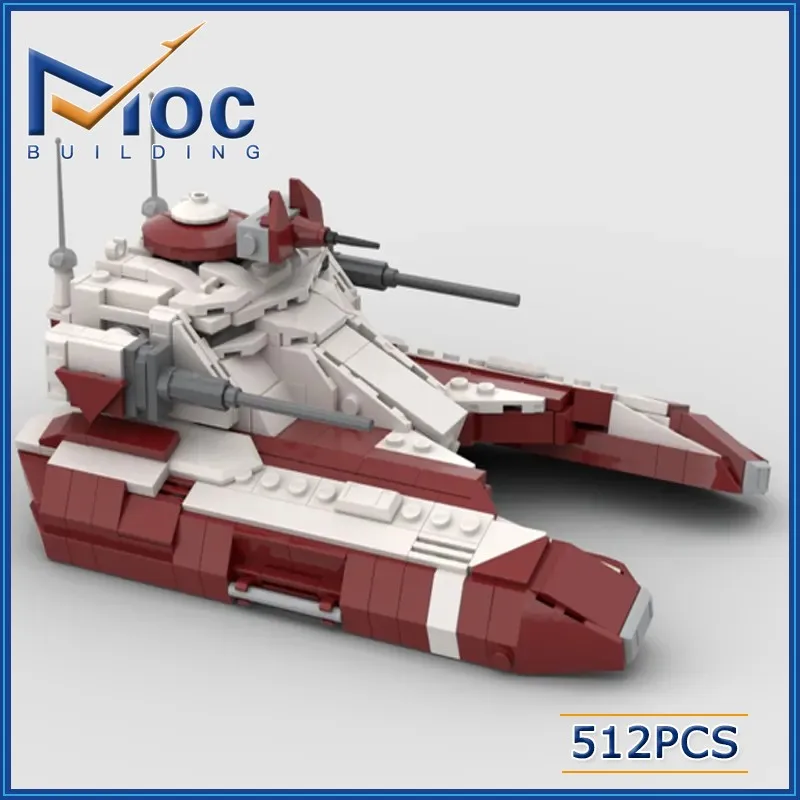 

Строительные блоки MOC, серия космических фильмов, Республика TX-130, модель DIY, сборные кирпичи, креативная коллекция, игрушки, рождественские подарки