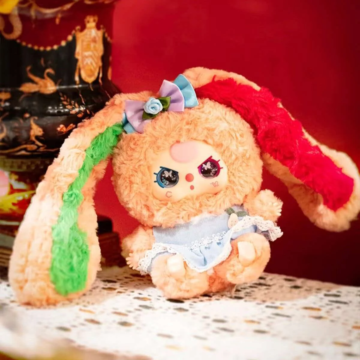 Baby Three Lily Rabbit Town V4 Generation Plush Blind Box Trendy Play Doll, Bag Pendant, Birthday Wedding Festival Gift