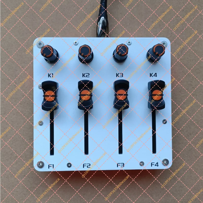 45mm Fader MIDI Controller for  4 Knobs Custom CC Control Board