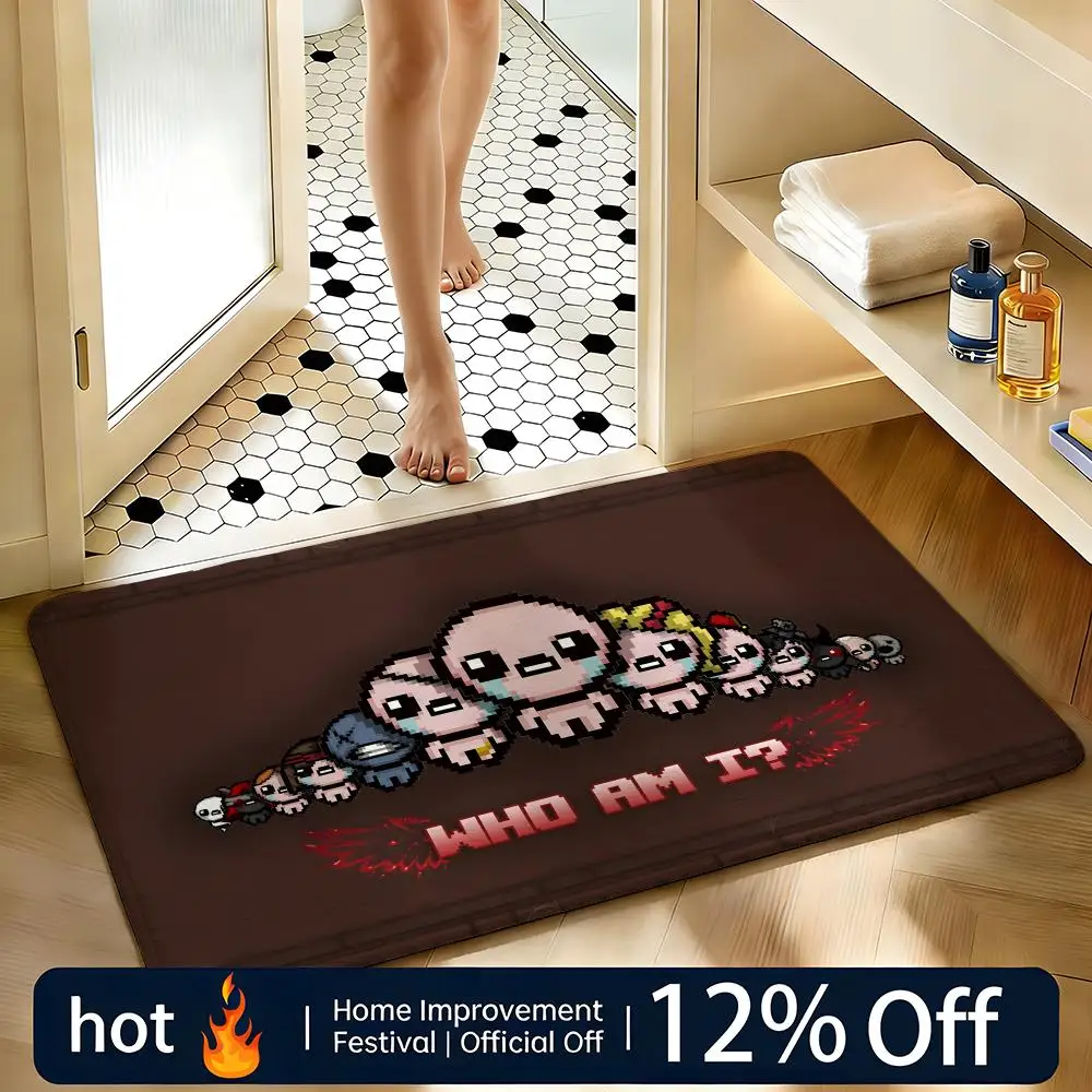 Soft Absorbent Non-Slip Rug Game The Binding Of Isaac Floor Mat Home Decor Doormat Bedroom Floor Mat Shower Carpet