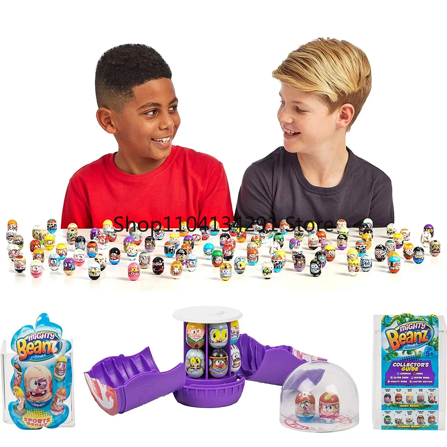 Original Mighty Beanz Spielzeug Anime Figur Überraschung Eier Spielzeug Blind Bag Mystery Box Überraschung Kapsel Spielzeug Roly-poly Spiel Geburtstag geschenk