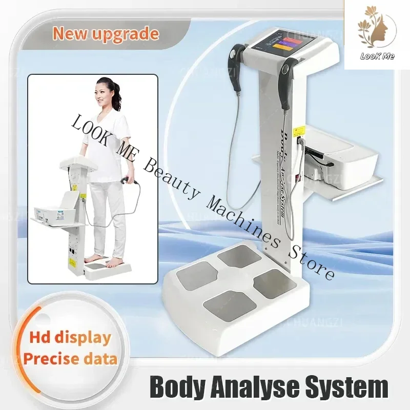 

2024 Professional Intelligent Human Body Fat Scale Element Health Analyzer Machine Printer Body Composition with Result Sheet