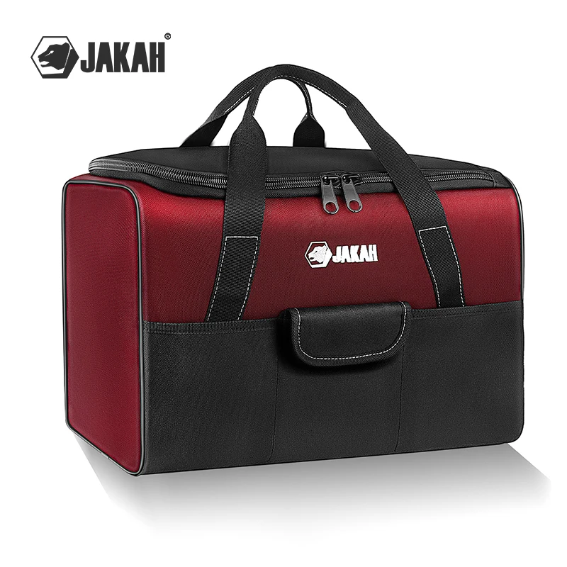 Robuste Werkzeugtasche mit breiter Öffnung und Taschen – Detail 5