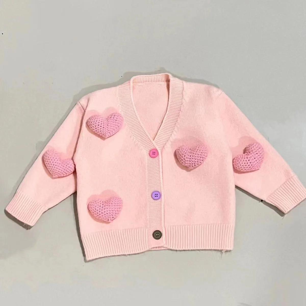 Nuove ragazze Cardigan maglione cappotto primavera autunno bambini giacca Casual bambino bambino bambini Cardigan lavorato a maglia di lana per