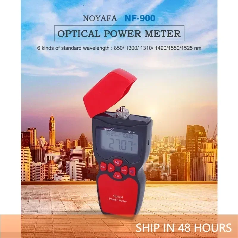 Noyafa NF-900 Mini Portable Digital Multimeter Fiber Optical Power Meter and Light Source Fiber Cleaver and Visual Fault Locator