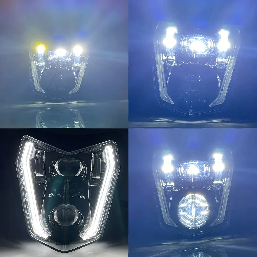 NEHANLYN Motorcycle LED Headlight Accessories For KTM EXC XCW XCF SMR 125 250 300 350 450 High Low Beam & DRL Accessories