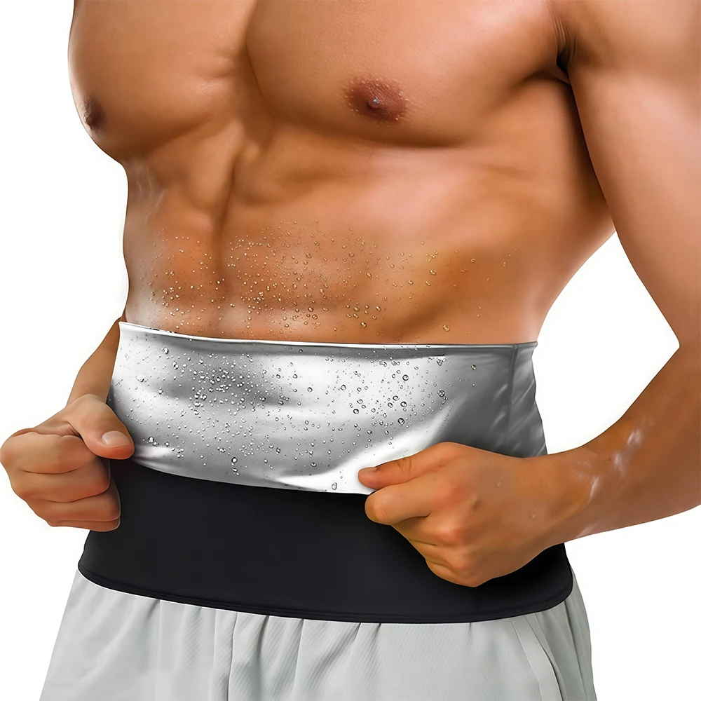 1pcs  Heat Lock Sweat Boosting Abdominal Wrap,Elastic Sweat Band for Workout Running Gym Training Belly Fat Loss & Waist Shaping