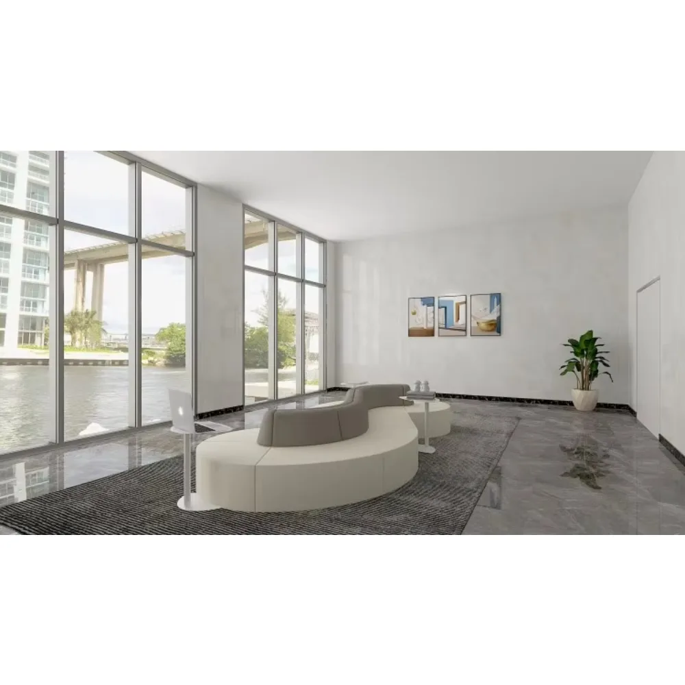 Modern S-Shape Leather Curved Office Reception Lobby Sofa Set Free Combination Infinite Extension For Home Office Living Room