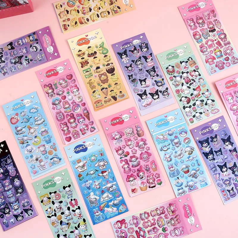 20/60/100 قطعة ملصق سانريو Pachacco سينامورول كورومي بلدي ميلودي مذكرات الديكور لوازم الفن الشارات القرطاسية #3