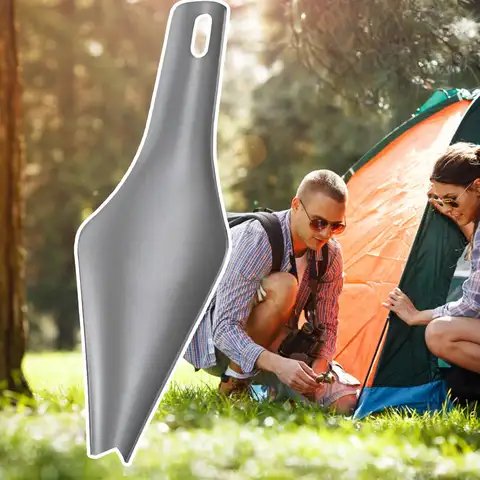 백패킹 삽 작은 티타늄 삽 생존 삽 녹 방지 도구 야외 스포츠 활동 생존 장비