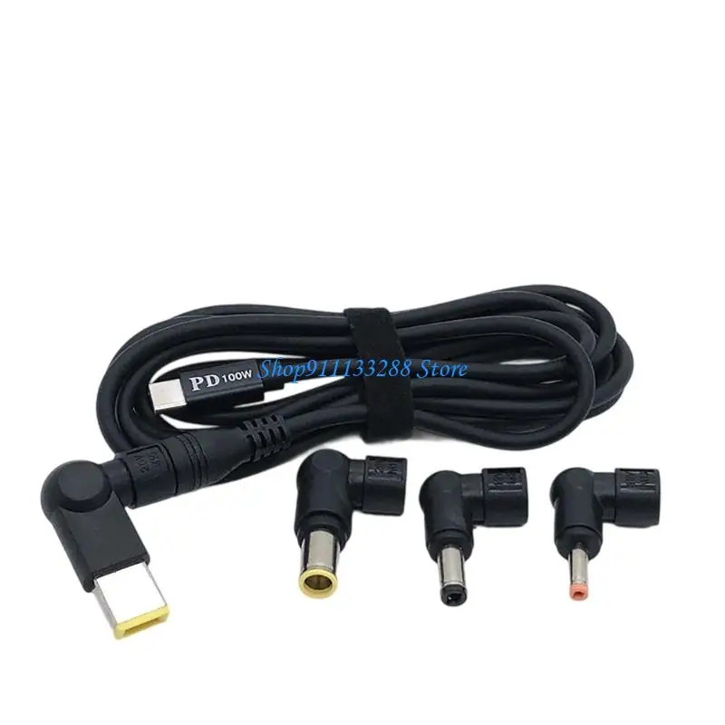 

G88D High Strength Laptop Power Cable With PD100W Charging Capacity And 4 Connectors Tips Efficient