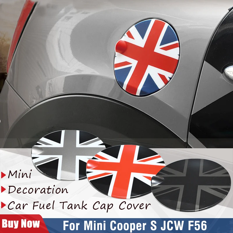 

Brand New PlasticThe Black Flag Car Fuel Tank Cap Cover StickerFor Mini Cooper S JCW F56 Car-Styling Decoration