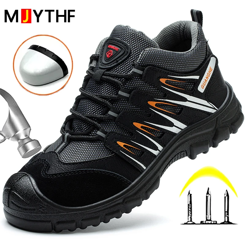 

6KV Insulated Shoes New Work Safety Shoes Anti-smash Anti-puncture Indestructible Shoes Work Sneakers Outdoor Hiking Shoes Men