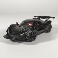 1:32 Apollo IE Miniature Alloy Diecast Model Car Metal Sound & Light Mini Ornament Decoration High Simulation Collection Present