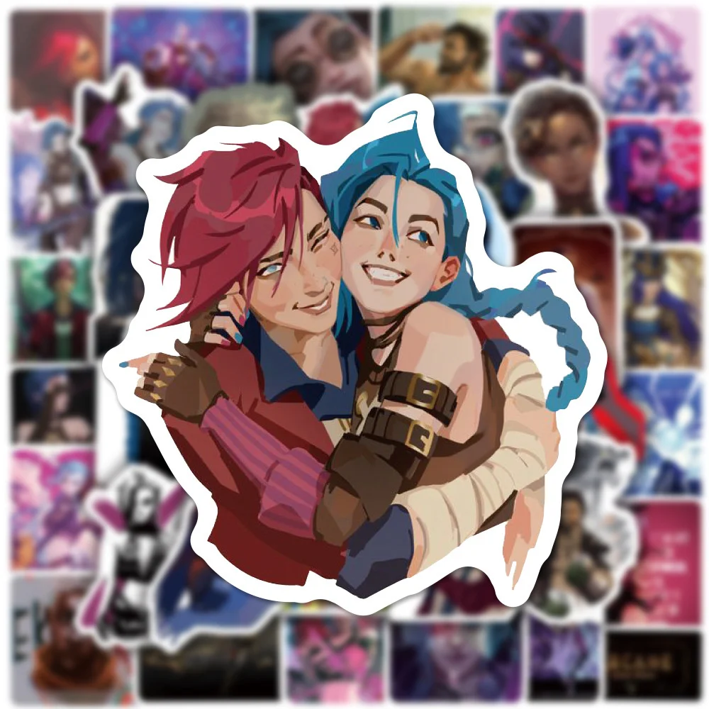10/30/50PCS League of Legends Derived Graffiti Stickers Electric Car Laptop Water Cup Waterproof Decorative Stickers Wholesale