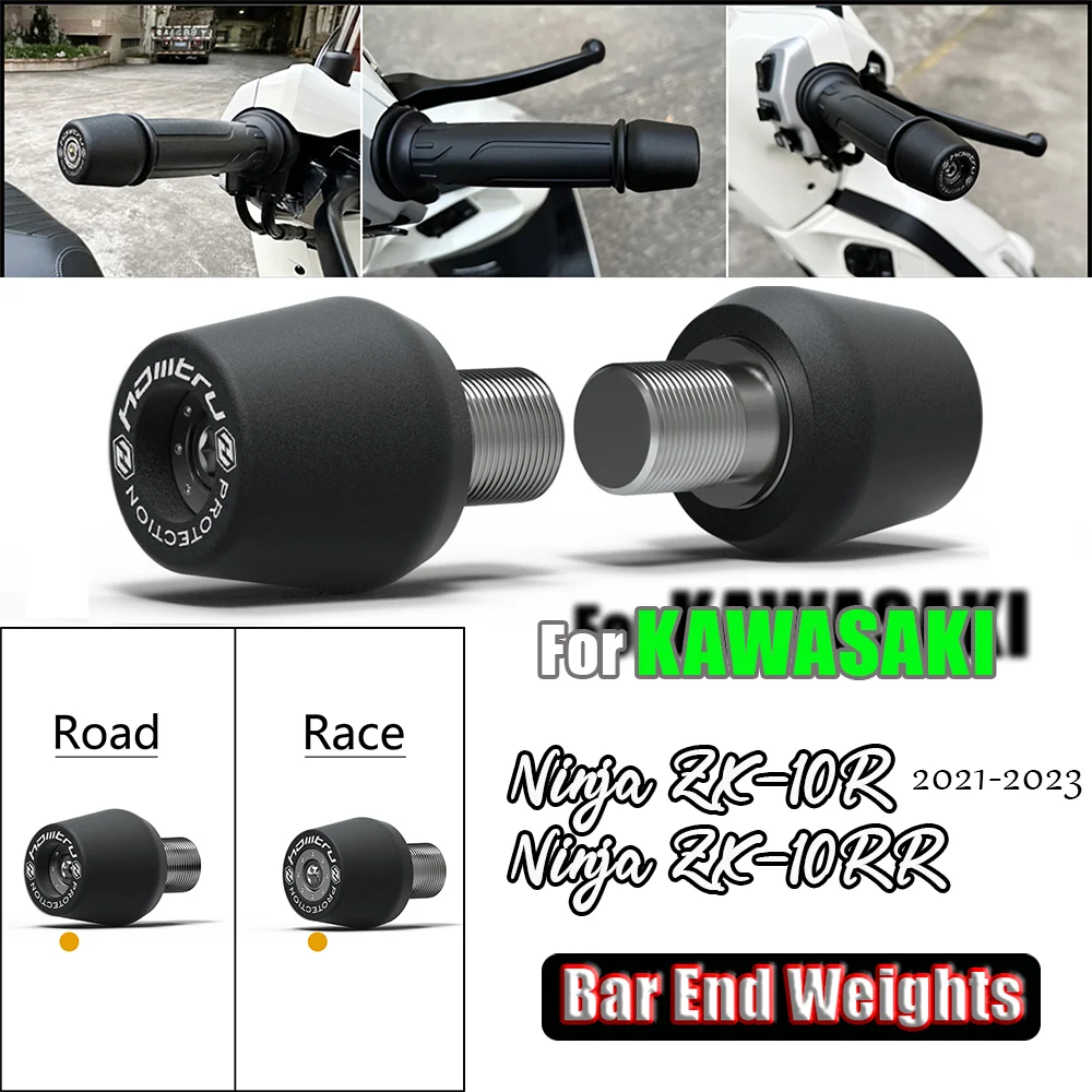 

Motorcycle Sliders For KAWASAKI Ninja ZX-10R Motorcycle Handlebar Grip End Weights Slider Plug Handle Bar End Weight Grips Cap