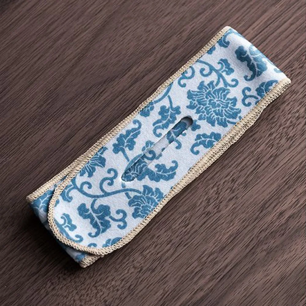 Retro Suede Tea Set Protective Cover Bump-proof Chinese Style Teapot Cover Cloth Anti-Drop Tea Accessories Tea Ceremony