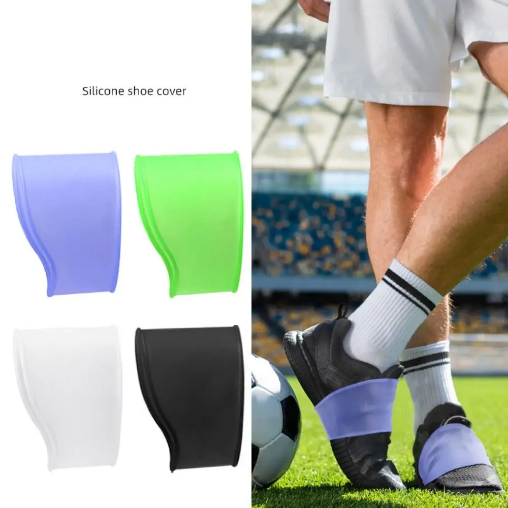 Fasce per pizzo da calcio in silicone Allenamento per calcio Design ad alto impugnatura Copertura in pizzo per tacchette Coperture per lacci antiscivolo elastiche