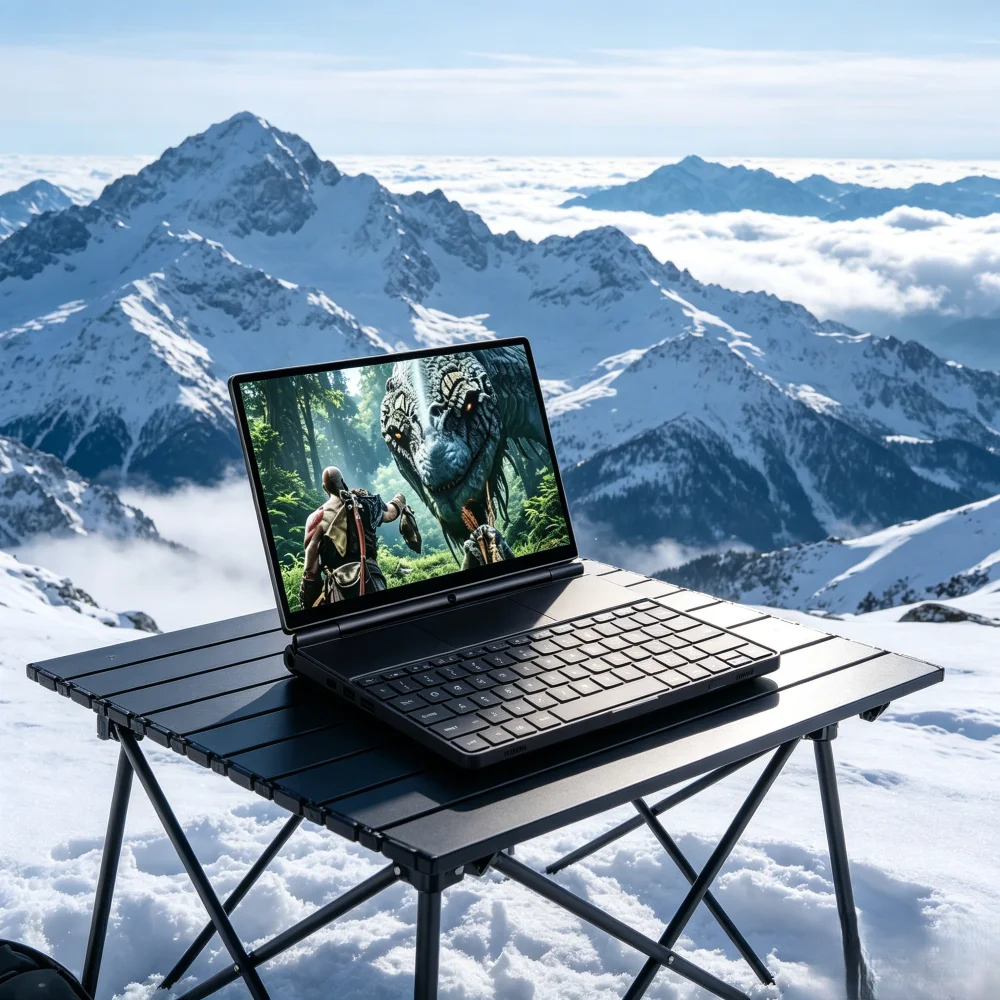 

GPD WIN Max 2 Handheld Gaming Laptop, 10.1 Inch Large Screen, AMD Ryzen Processor, Windows 11, Portable Gaming UMPC, Ultra Large