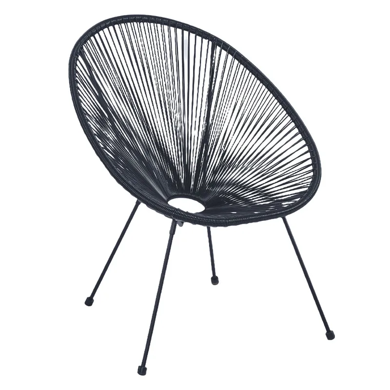 

Modern Minimalist Comfortable Wicker Outdoor Dining Furniture Leisure Chair Set with Tables for Balcony & Garden Use