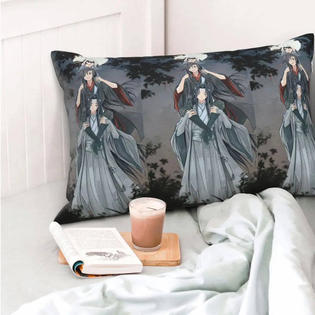 

Copia De WangXian The Untamed Mo Dao Zu Shi Rectangle Pillowcase Cushion Cover Decorative Bedroom Bed Home Comfort Throw Pillow