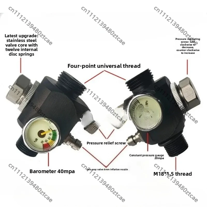 Stainless Steel Aquarium Valve 30MPa Fast Exhaust Constant Pressure Feed High Pressure Control Replacement Part