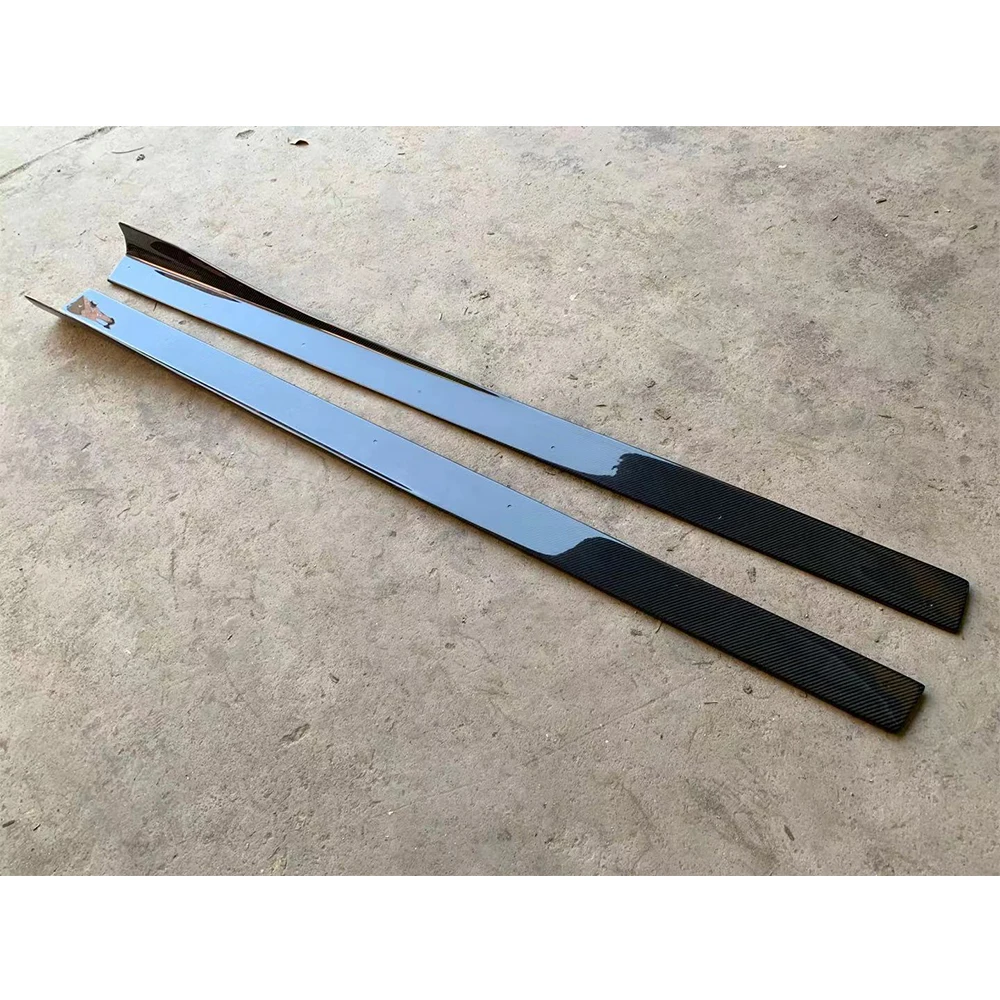 Kit corpo splitter gonna laterale in fibra di carbonio stile 3D paraurti laterale per F80 M3