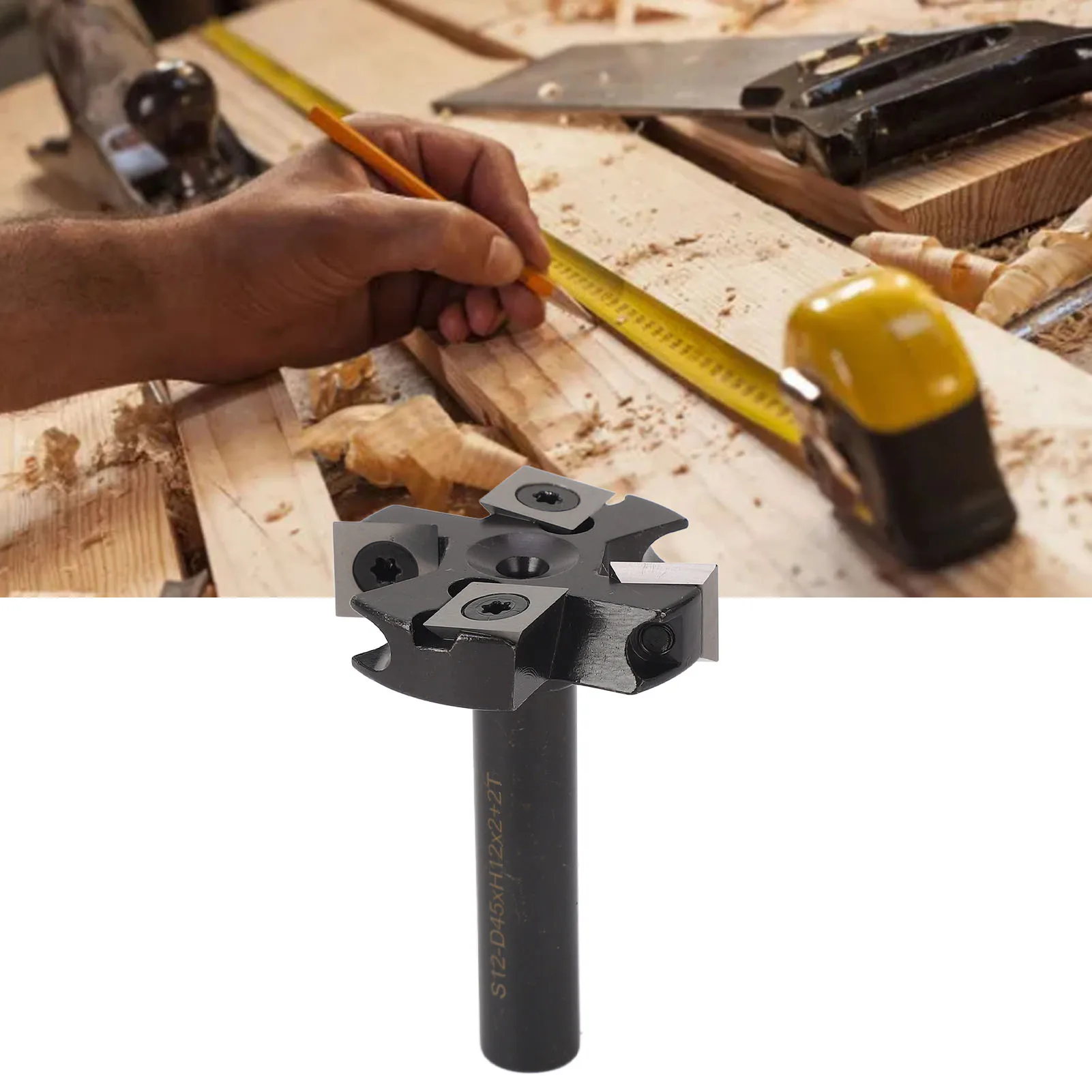 

Фреза для обработки поверхности Spoilboard, хвостовик 12 мм, диаметр резания от 1 до 3/4 дюйма, 4-зубчатая, со сменными пластинами, для строгания