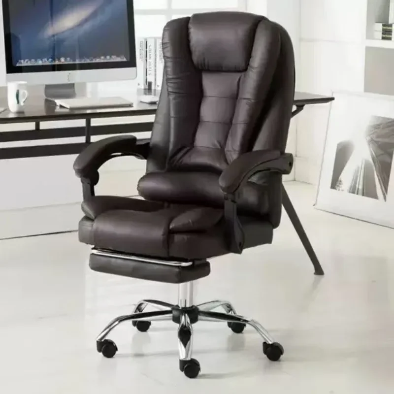 Ergonomic Gaming Chair Backrest Racing Style Office Desk Chair Dual Tilt Height Adjustable Luxury Boss Chair Low Recline