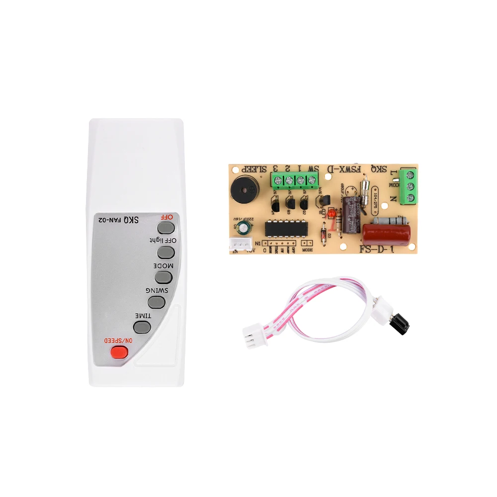 Electric Fan Universal Repair Board with Controller Remote Control Modified Circuit Board Fan Control Board Repair Board