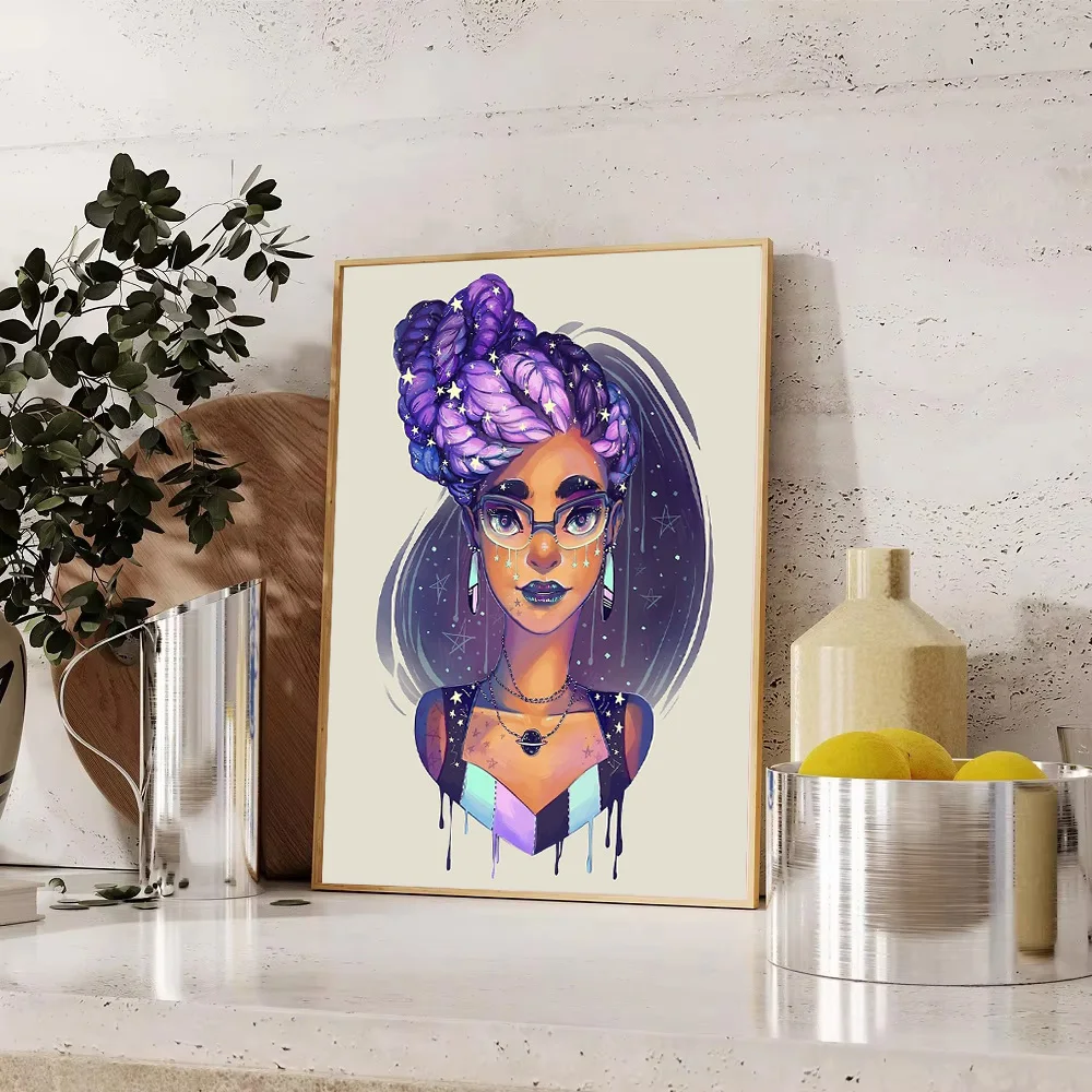 غالاكسي سديم قماش جدار الفن ديكور الفضاء اللوحة الحديثة مجردة الفن طباعة ديكور المنزل #1