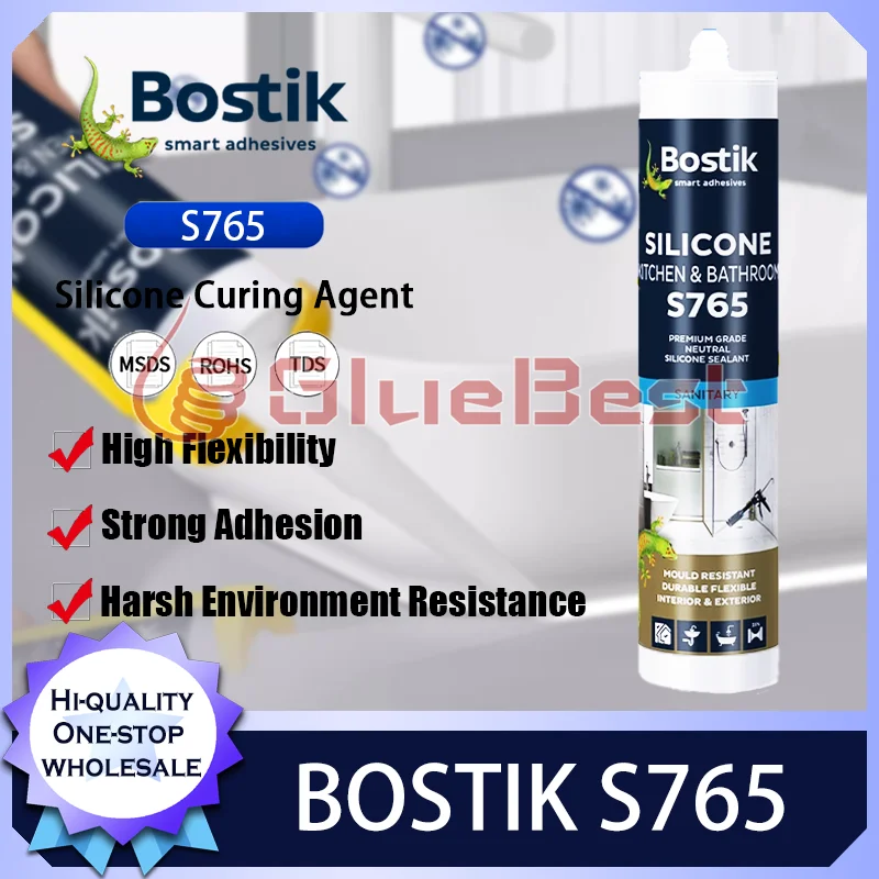 Bostik S765 هولندا المطبخ والحمام مقاوم للماء عامل معالجة مضاد للعفن لختم الختم المتين المنتج الأصلي #1
