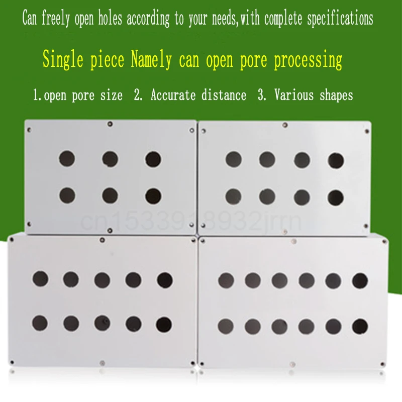 

1Pcs Button Box F ole 8 Wole 10 Hole Waterproof Box Plastic Case Button Switch Control Box 22mm Power Box