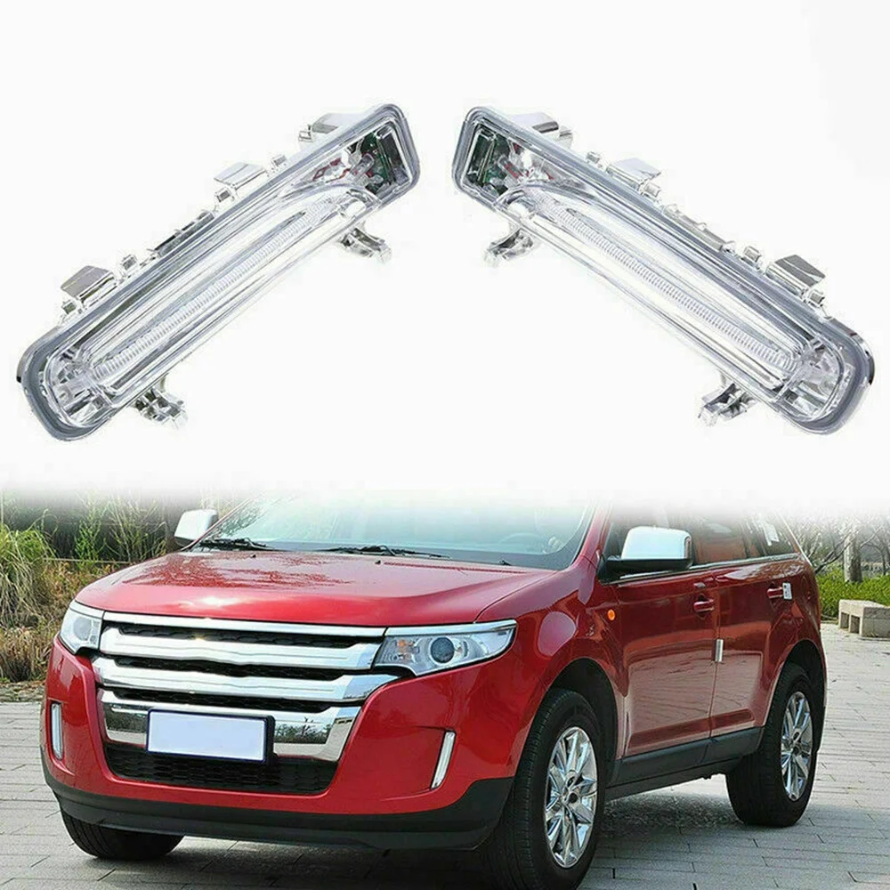 

Firmly 1 Pair Front LED Fog Light Daytime Running Lamp For Ford Edge 2011-2014