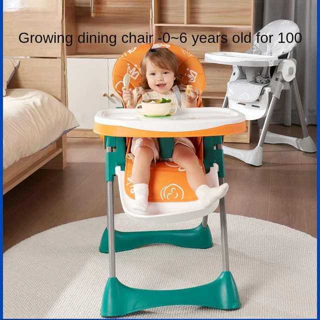 Baby dining chair Foldable portable household baby chair Multi functional table chair chair Child dining table