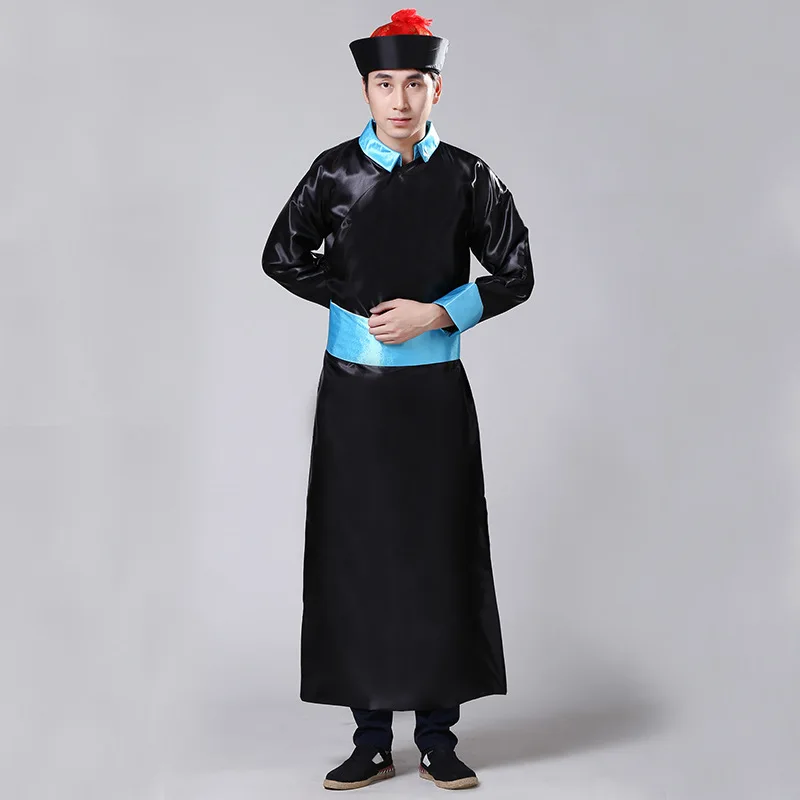 

Традиционный костюм на Хэллоуин для взрослых, танцевальный официальный халат Цин Динаса, костюм зомби, костюм Юнчу и костюм для выступлений