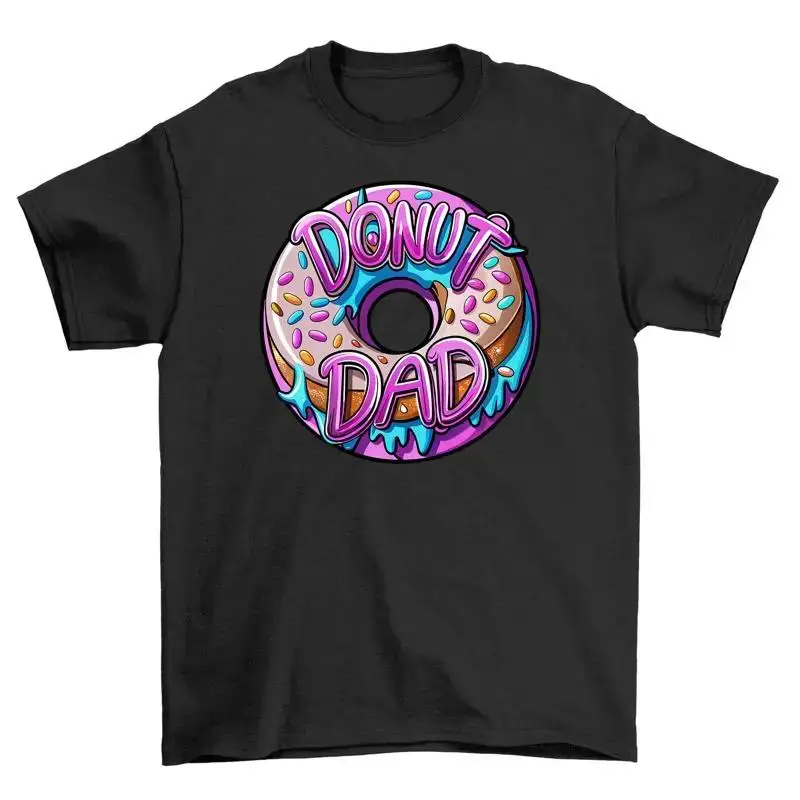 Donut Dad Funny T Shirt for the Sweetest Dads 100 Cotton Print