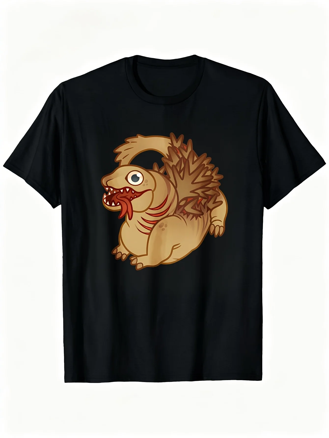Kamata Kun Kaiju Evolution T-Shirt This Men's T-Shirt Features Vibrant Stylish Print Relaxed Fit and Is Versatile and Practical