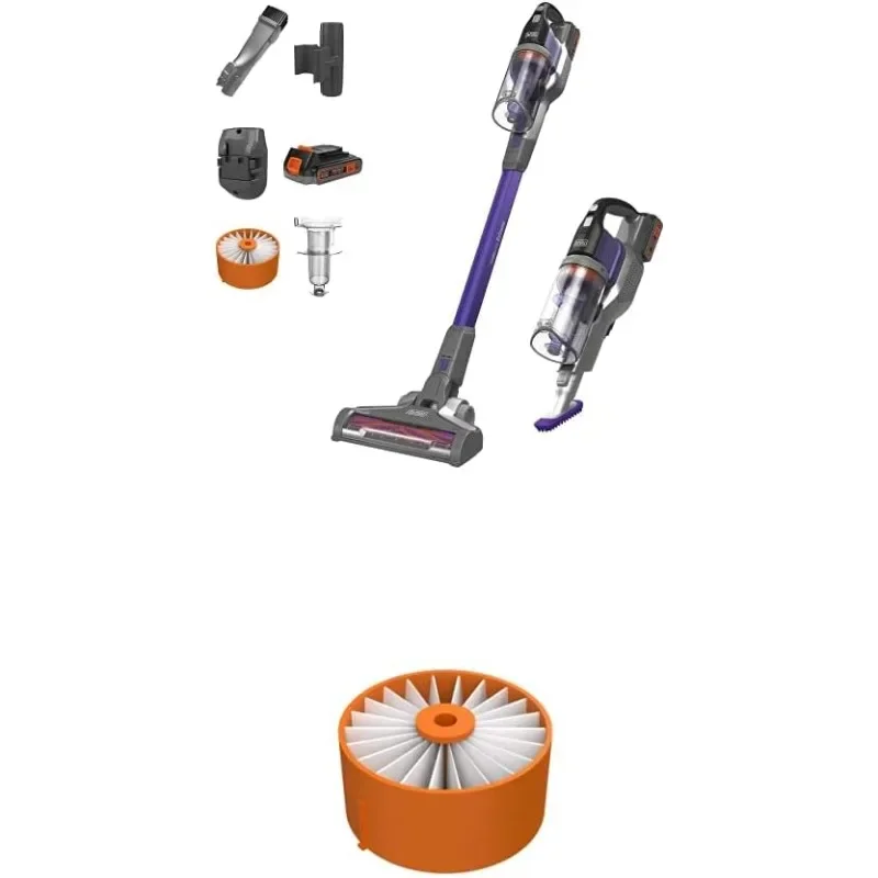 

Extreme Cordless Stick Vacuum Cleaner for Pets, Purple with Replacement (BSV2020P & BSVF1)