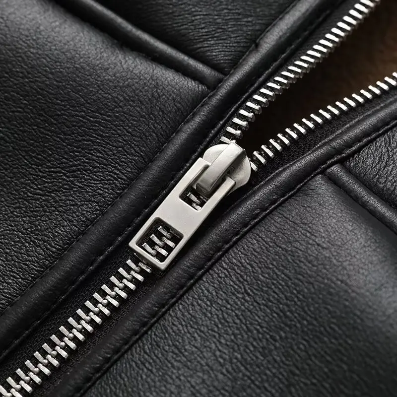 Leather Jackets Women's Thick Warm Faux Pu Outwear Black Winter Streetwear Outerwear Long Sleeve Tops Solid 2024 inszart Coat