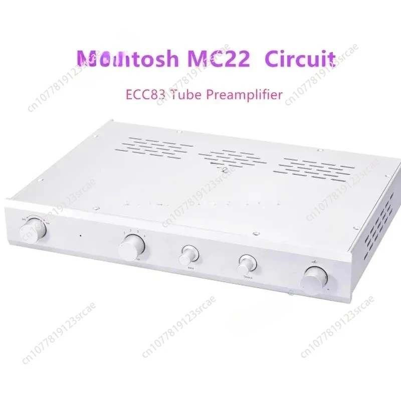 

Электронный ламповый предусилитель MC22 ECC83, аналог схемы McIntosh. С регулировкой высоких/низких частот