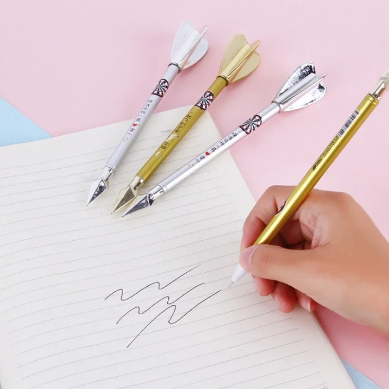 5 Stück Dart Modellierung Gel schreiber Set schwarzer Kugelschreiber zum Schreiben von 0,5mm Nachfüllungen Büro zubehör Schul bedarf Briefpapier